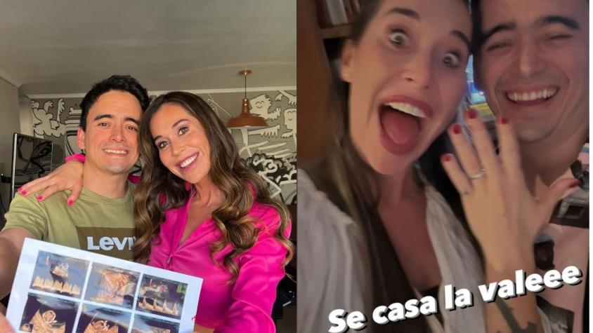 Vale Roth se comprometió en Año Nuevo con su pareja Miguel de la Fuente