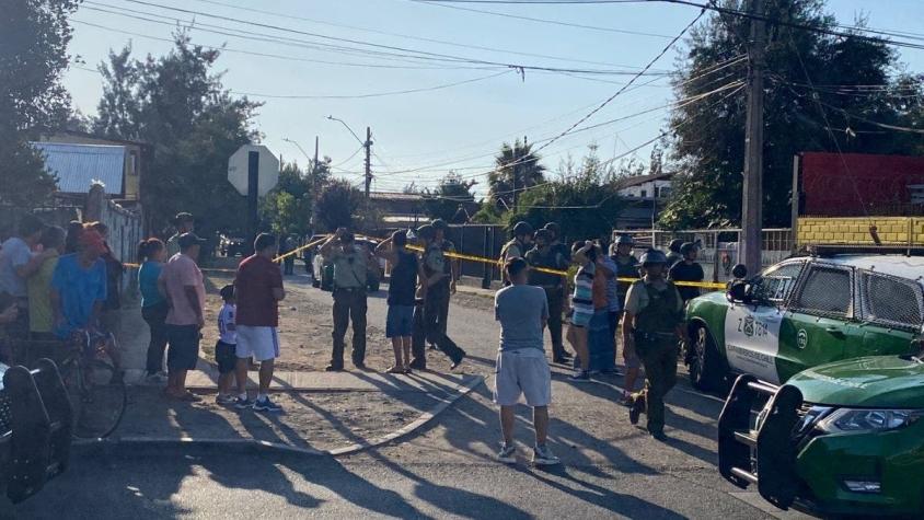 Dos fallecidos, dos carabineros heridos y una detenida deja enfrentamiento en La Granja