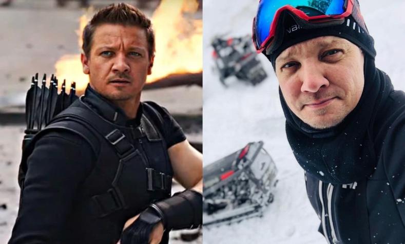 "Gracias al equipo médico": Jeremy Renner publica foto desde hospital tras accidente con quitanieve