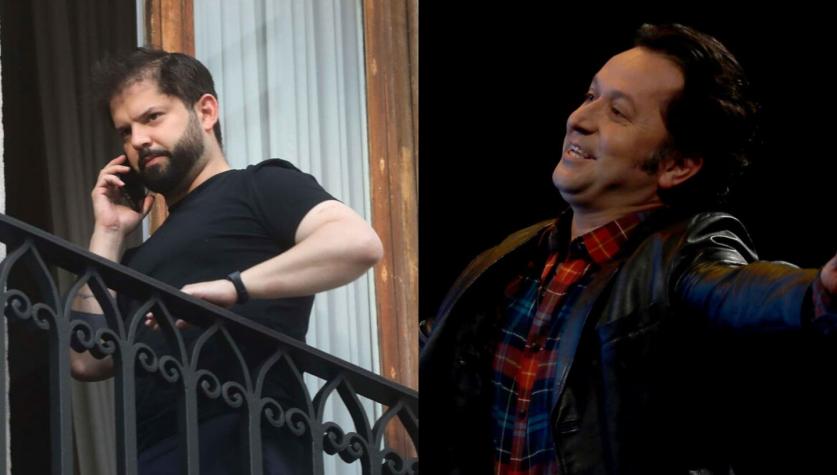 Boric y actor Daniel Alcaíno defendieron en 2017 libertad de Mateluna