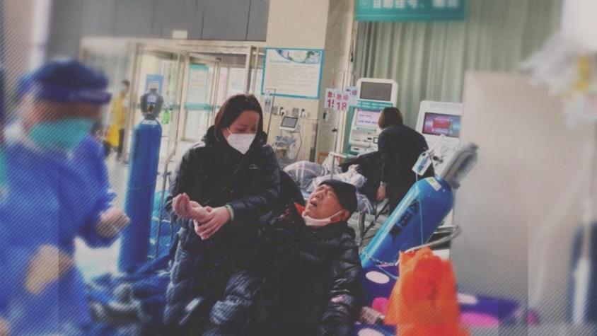 [VIDEO] Pacientes en el suelo: Hospitales chinos sin camas