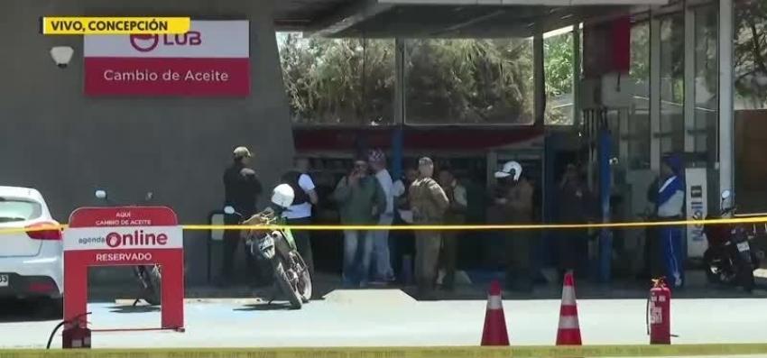 [VIDEO] Delincuentes asaltan servicentro en San Pedro de la Paz: Termina en tiroteo y deja un herido