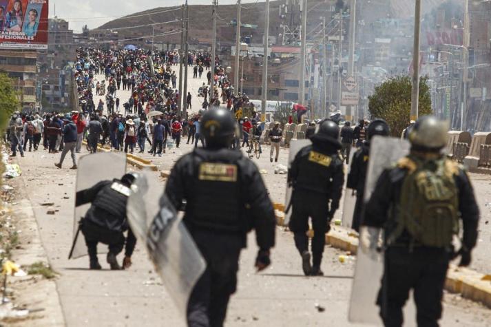 Perú: Protesta contra la presidenta deja a 67 personas hospitalizadas en cuatro días