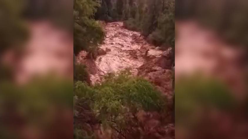 Aluvión en Los Andes: informan "suspensión acotada del servicio" de agua potable