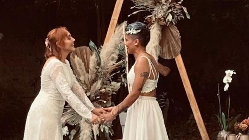 "La mejor noche de mi vida": Grace Lazcano revela imágenes de su matrimonio con Fernanda Pinilla