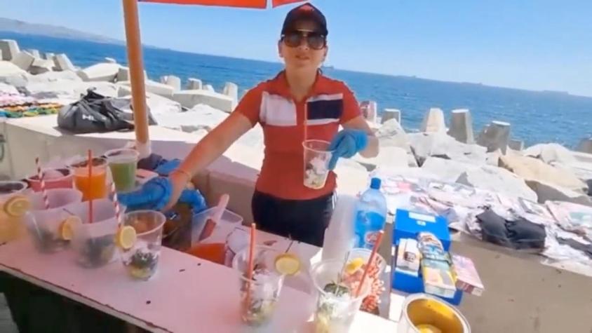 [VIDEO] Venta de alcohol en las playas de Viña: Ambulantes ofrecen mojitos y micheladas