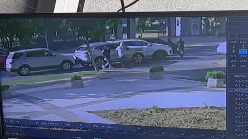 [VIDEO] Las Condes: Le hicieron encerrona para robar bolso con dinero