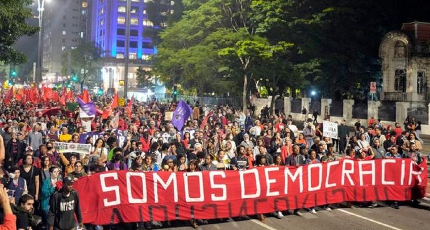 Brasil: miles protestan contra ataques bolsonaristas a la democracia