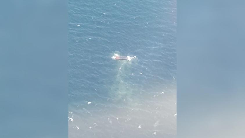Barcaza se hundió en el Golfo de Arauco: Uno de los tripulantes murió