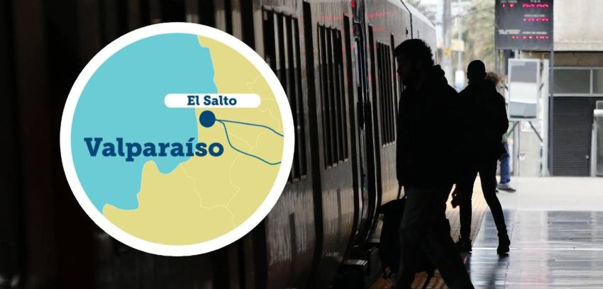 Donde está la estación El Salto a la que llegará el tren de Santiago (y su distancia a Valparaíso)