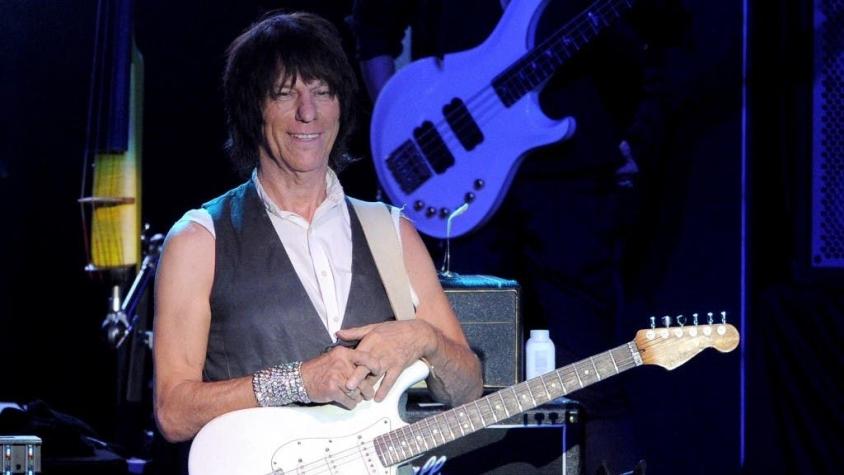 Muere Jeff Beck, legendario guitarrista ícono del rock, a los 78 años