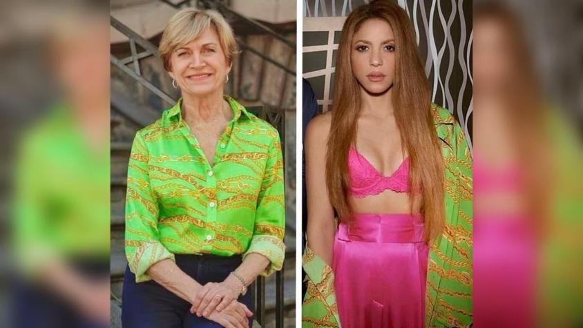 "Me piqué": Alcaldesa Evelyn Matthei acusa que Shakira le copió la blusa en su último hit