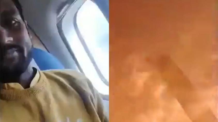 [VIDEO] Accidente aéreo en Nepal: Pasajero captó el momento exacto en que avión se estrelló