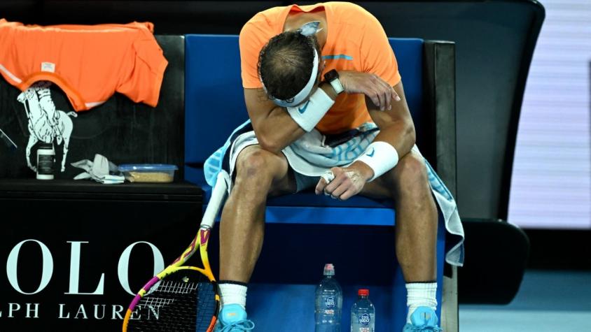 Dura imagen en Abierto de Australia: el llanto de la esposa de Nadal tras nueva lesión del tenista