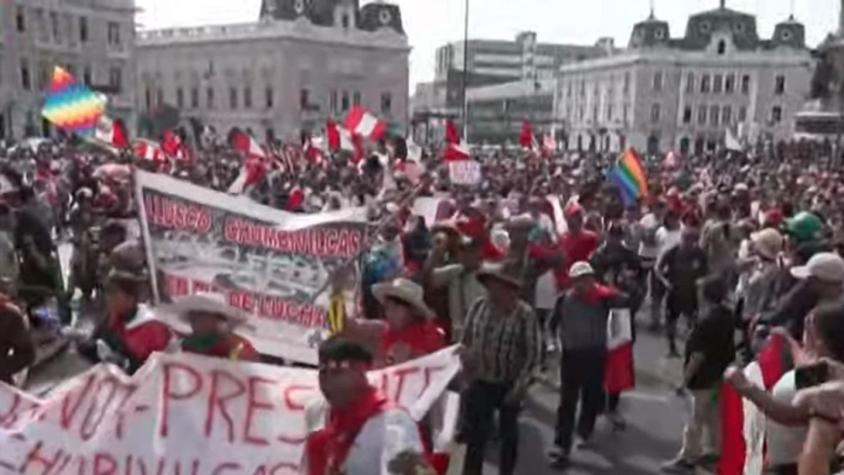 [VIDEO] "Toma de Lima": La protesta que desafía al gobierno peruano
