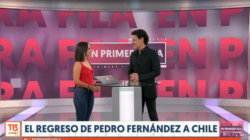 Pedro Fernández regresa a Chile y Benjamín Vicuña habla sobre "Papá al Rescate" | En Primera Fila