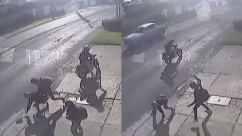 [VIDEO] Joven repele asalto con brutal golpiza a uno de los delincuentes