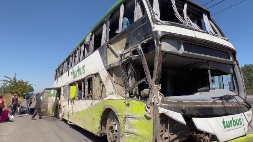 El dramático testimonio de pasajeros del bus que volcó en Rengo