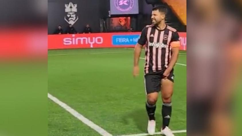 [VIDEO] Kun Agüero se lesionó en la Kings League: Posiblemente se perderá la "Noche Amarilla"