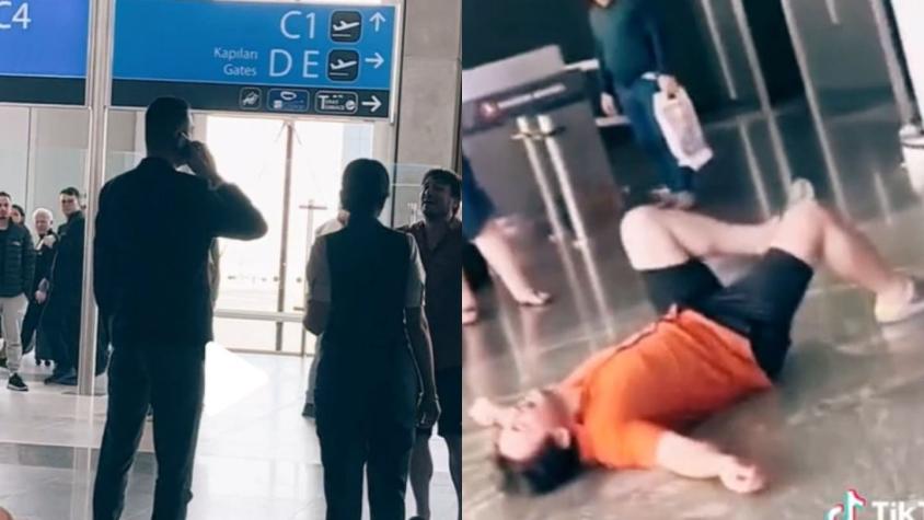 [VIDEO] Los angustiantes reclamos de un hombre luego que aerolínea extraviara a sus cuatro perros