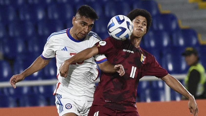 Chile cayó por la mínima ante Venezuela y quedó eliminado del Sudamericano Sub-20