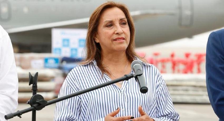 Presidenta de Perú emplaza al Congreso a aprobar adelanto de elecciones