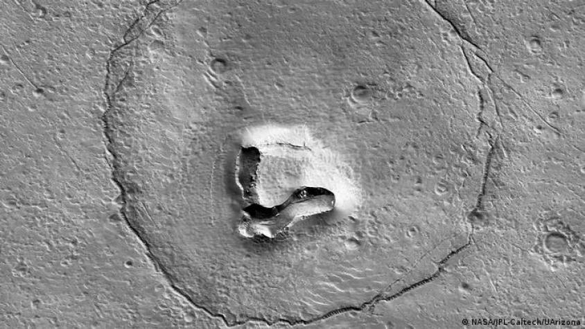 ¿Un osito en Marte? Esta es la explicación de la inusual figura que apareció en su superficie