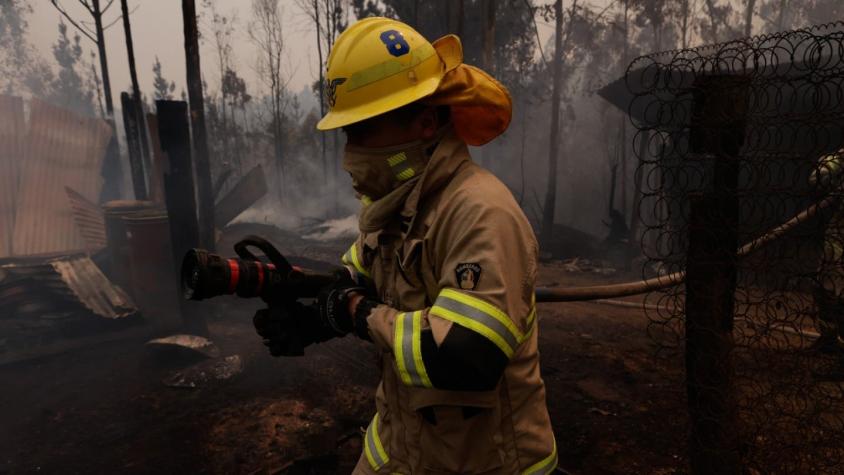 Bomberos confirma muerte de voluntaria que combatía incendio forestal en Santa Juana