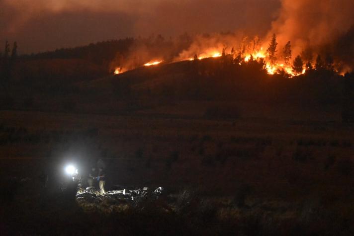Gobierno decreta estado de catástrofe en La Araucanía por incendios forestales