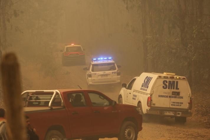 Gobierno confirma 22 personas fallecidas por incendios forestales