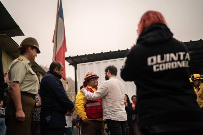 Boric acude a velorio de mártir de Bomberos: "Es un recordatorio del riesgo al que se exponen"