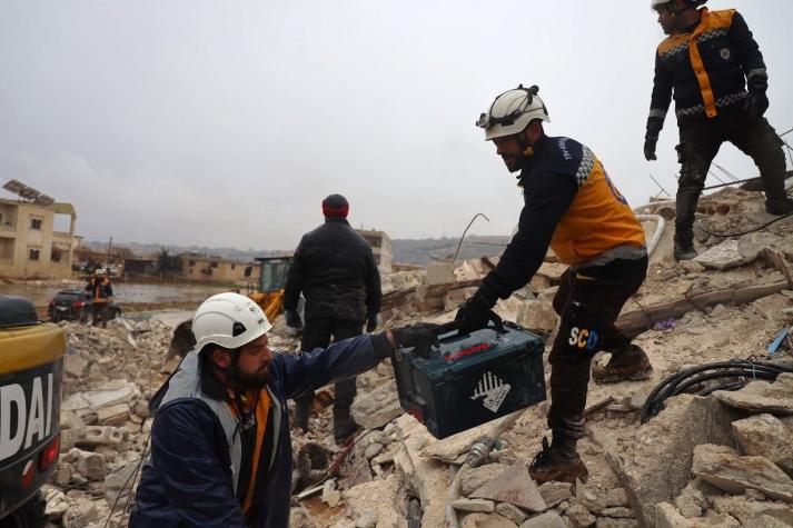 Sube a 237 el balance de muertos en Siria por terremoto según el ministerio