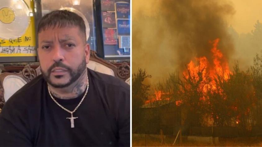 "Se les está quemando el fuego poh": La desatinada burla de Alex Gárgolas por los incendios en Chile