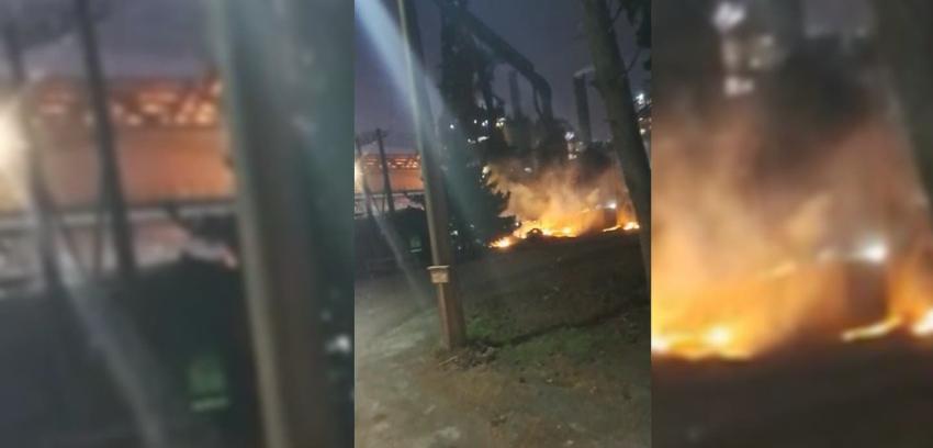 [VIDEO] Se registra fuerte explosión al interior de Siderúrgica Huachipato