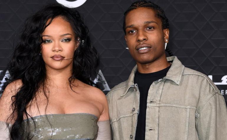 [VIDEO] La viral reacción de A$AP Rocky al ver a Rihanna en el Super Bowl