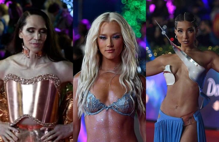 Transparencias, cobre y ropa interior: Estos fueron los mejores looks de la Gala de Viña 2023