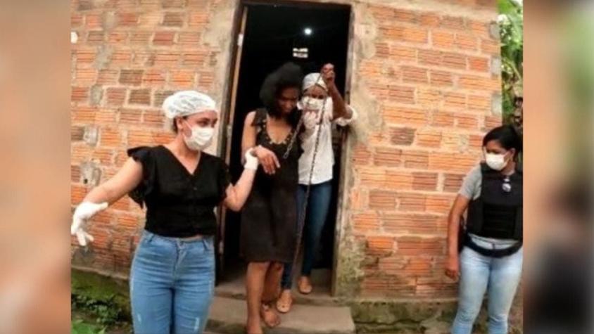 Rescatan a mujer que estuvo encerrada 20 años por su madre en Brasil: Estaba encadenada