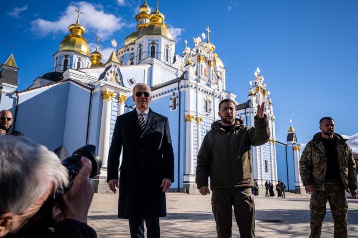Joe Biden visita de sorpresa a Ucrania y anuncia nuevas entregas de armas Joe Biden visita de sorpresa a Ucrania y anuncia nuevas entregas de armas