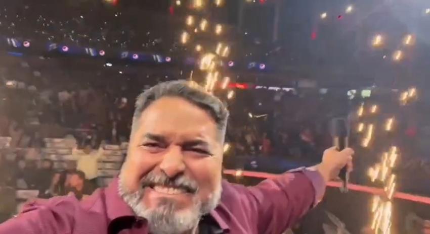 "Así se pasa en la Quinta": El video que grabó Rodrigo Villegas sobre el escenario de Viña 2023