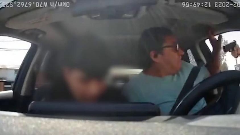 [VIDEO] Conductor de aplicación sufrió violento intento de robo durante viaje en San Bernardo