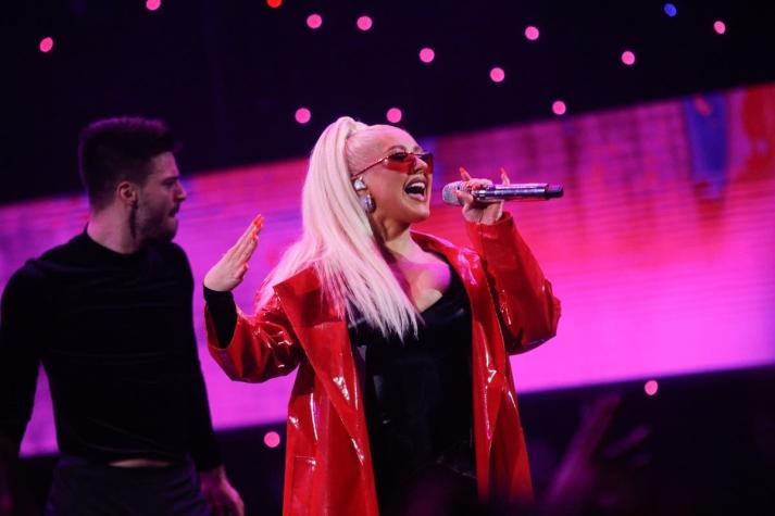 ¡Diva total! Revisa los cambios de look de Christina Aguilera en su paso por Viña 2023