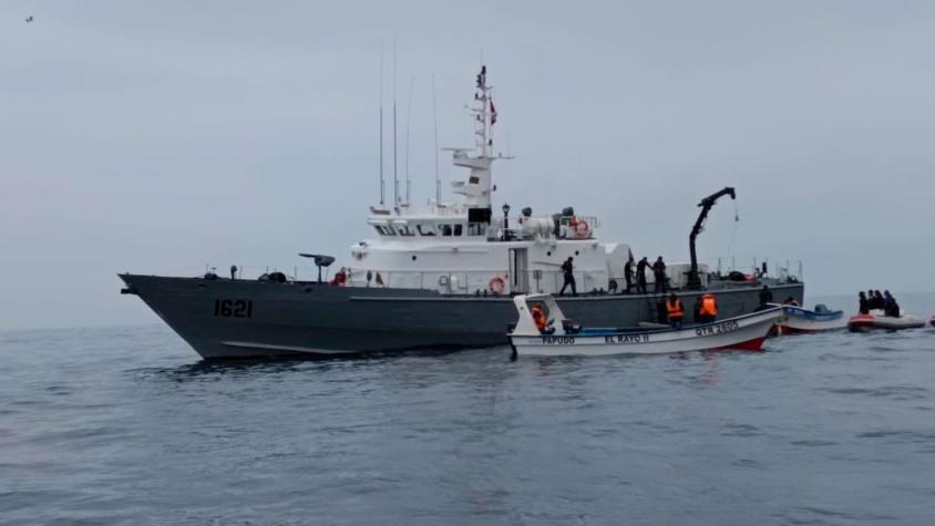 Armada confirma un muerto tras volcamiento de bote frente a costas de Papudo