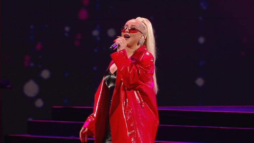 [VIDEO] Christina Aguilera enloqueció al "monstruo" de la Quinta Vergara