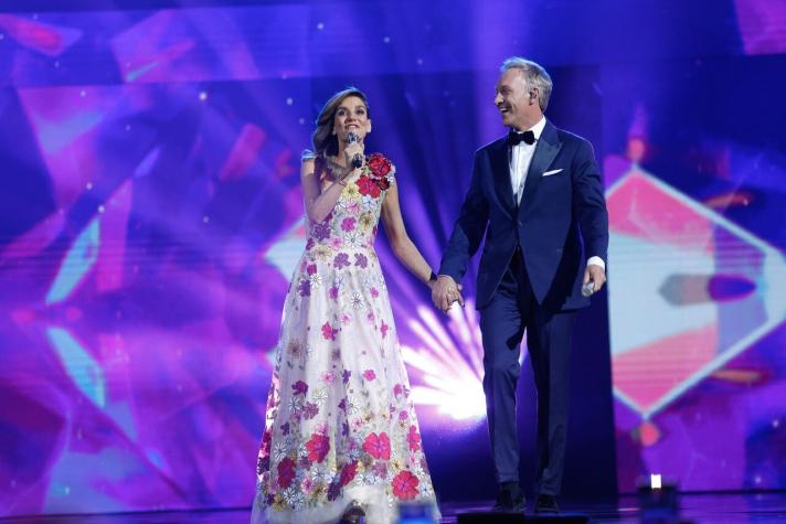 María Luisa Godoy deslumbró con vestido de flores en la última noche de Viña 2023