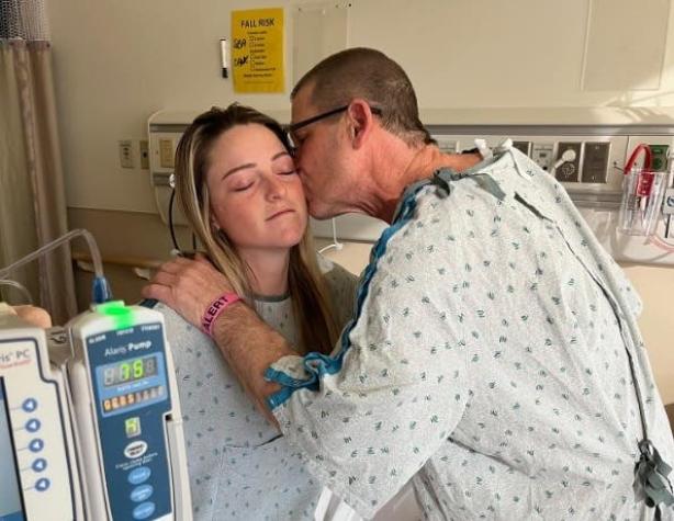 [Video] Joven sorprendió a su padre donándole su riñón para salvarle la vida