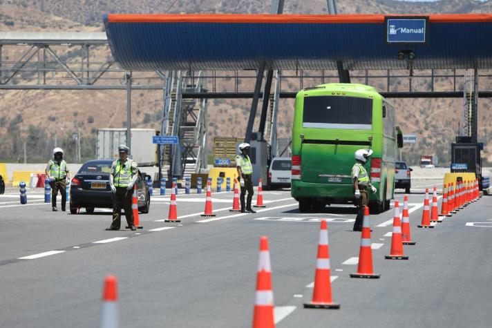 Cerca de 214 mil vehículos han regresado Santiago y se espera que el peak sea a las 20:00