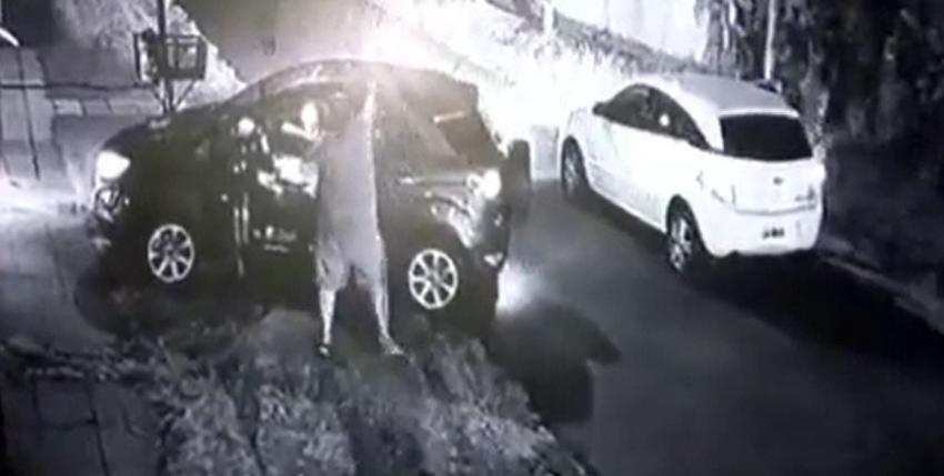 [VIDEO] Militar retirado mata a disparos a ladrón que quiso robarle un automóvil
