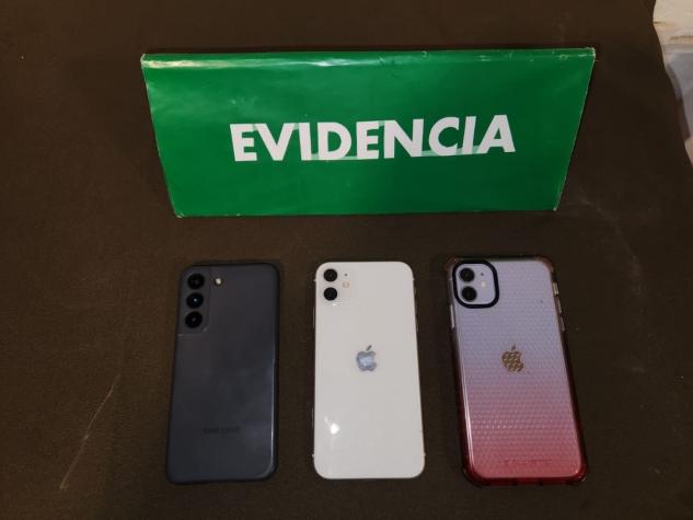 Detienen a cinco "motochorros" por robo de celulares de alta gama en Providencia