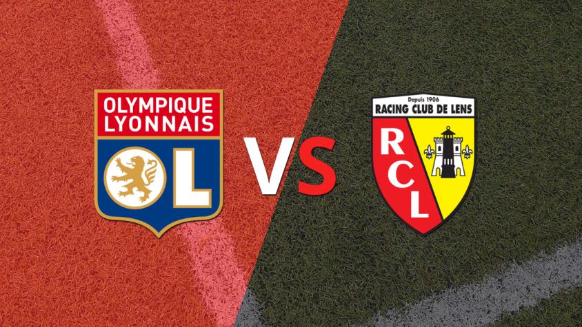 RC Lens Olympique Lyonnais OL Lyon fanion coupe de France