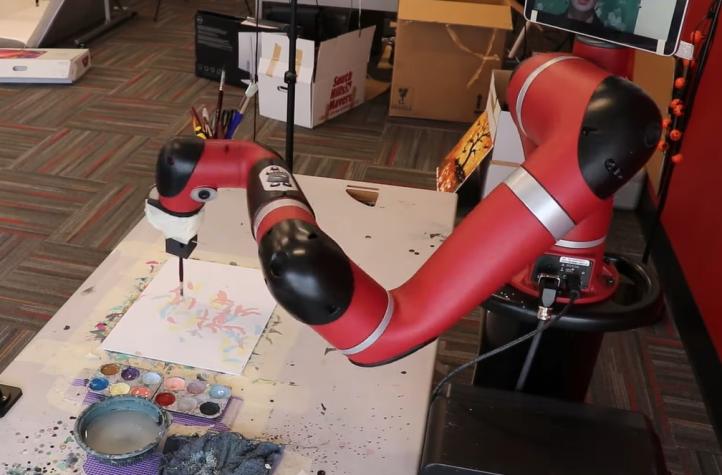 FRIDA: así es el nuevo robot que pinta obras de arte gracias a su tecnología